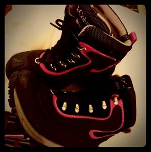 COLUMBIA BUGABOOT PINK/BLACK OMNI HEAT SNOW BO